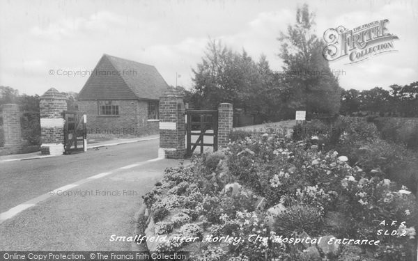 Photo of Smallfield, The Hospital Entrance c.1950