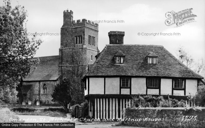 Photo of Smarden, St Michael's Church And Hartnup House c.1955