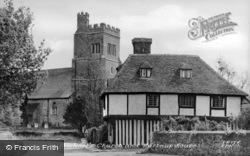 St Michael's Church And Hartnup House c.1955, Smarden