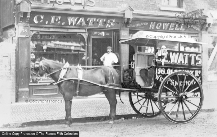 Photo of Smethwick, C. E. Watts, Grocer, Oldbury Road c.1900