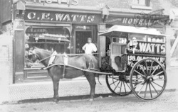 C. E. Watts, Grocer, Oldbury Road c.1900, Smethwick