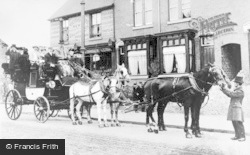 Horse And Carriage, High Street c.1900, Smethwick