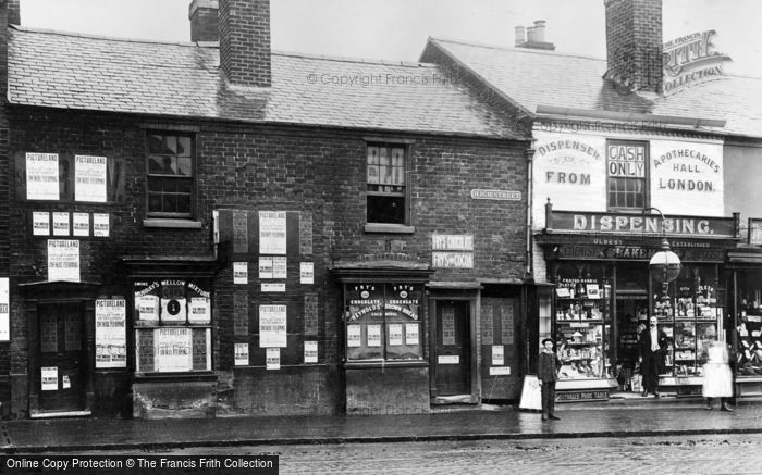 Photo of Smethwick, Shops, High Street 1912