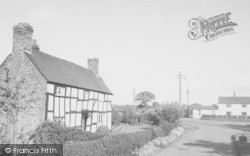 Cottages And Post Office c.1960, Smithy Green