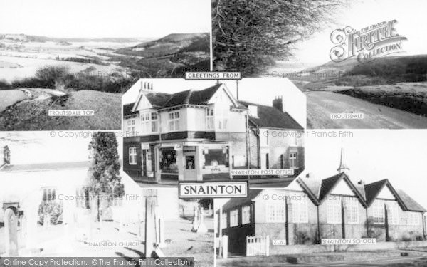 Photo of Snainton, Greetings From Snainton Composite c.1960