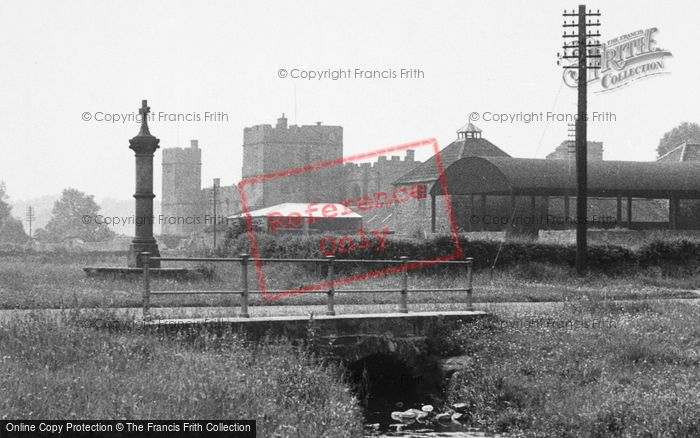 Photo of Snape, The Cross And Castle c.1955