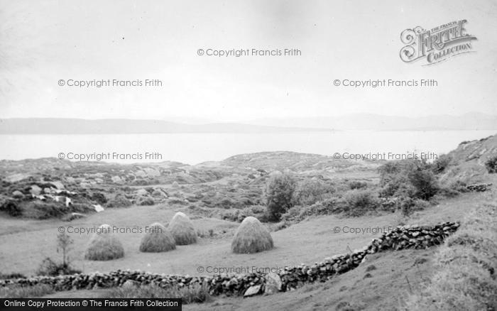 Photo of Sneem, Hay Stacks c.1937