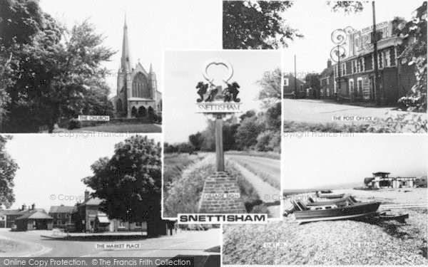 Photo of Snettisham, Composite c.1960