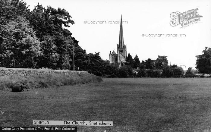 Photo of Snettisham, The Church c.1955