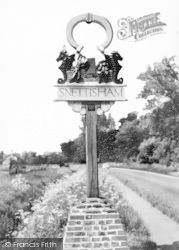 Village Sign c.1960, Snettisham