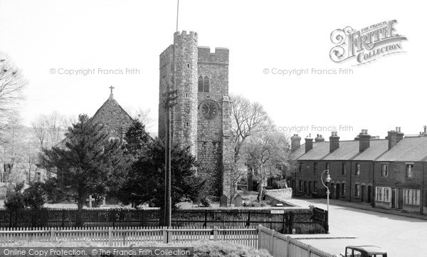 Photo of Snodland, All Saints Church c.1955