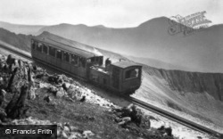 A Train Descending c.1910, Snowdon
