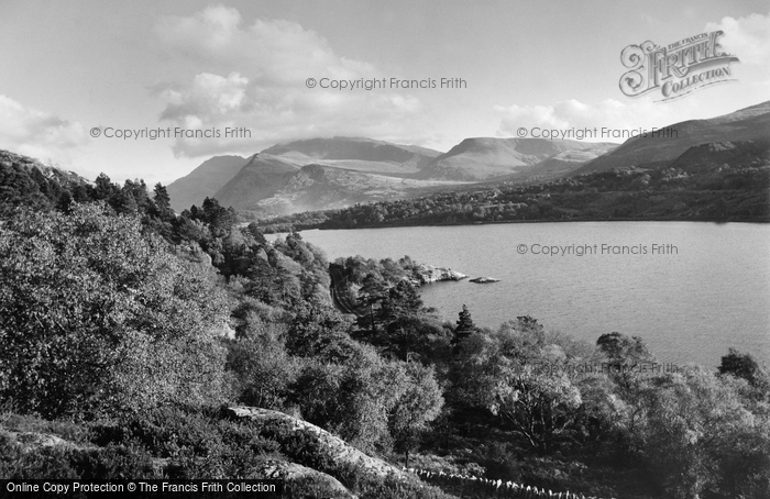 Photo of Snowdon, And Llyn Padarn c.1958