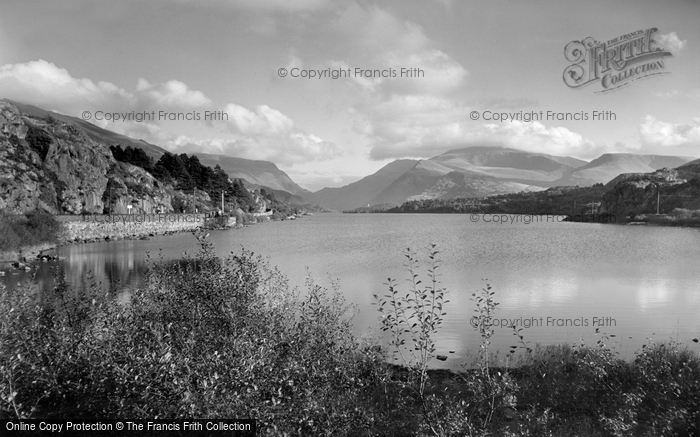 Photo of Snowdon, And Llyn Padarn c.1958