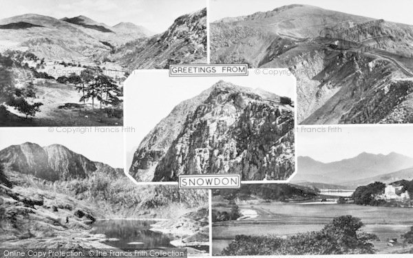 Photo of Snowdon, Composite c.1950