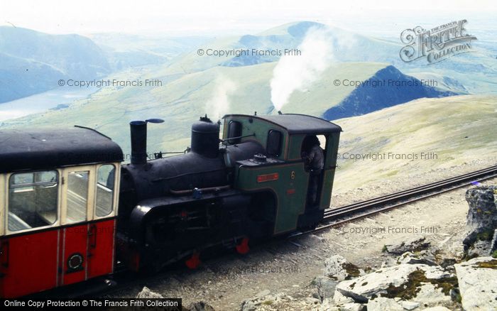 Photo of Snowdon, Looking West From Summit Station c.1990