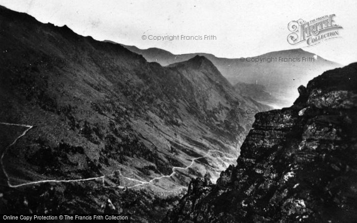 Photo of Snowdon, Mountain Path By Crib Goch c.1910