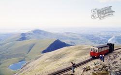 Mountain Railway And Llyn Fynnon-Y-Gwas c.1990, Snowdon
