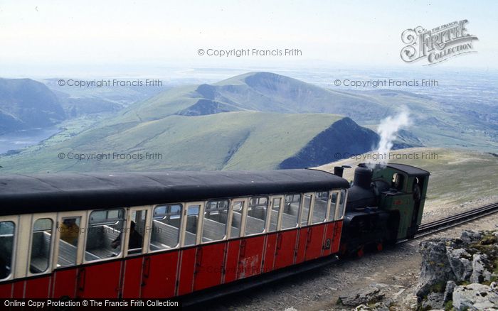 Photo of Snowdon, Mountain Railway Near Top c.1990