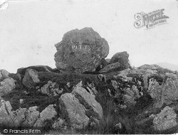 Pitt's Head Rock c.1880, Snowdon