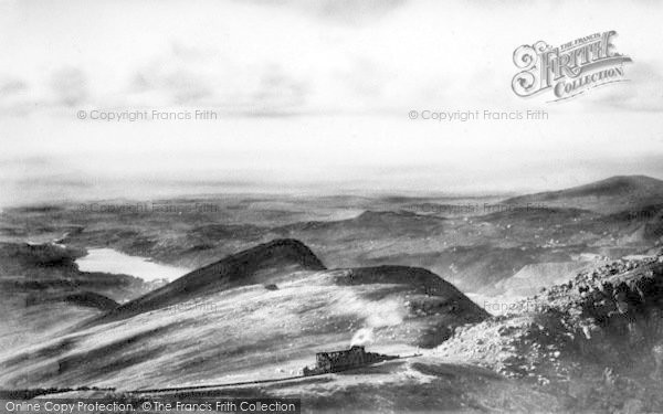 Photo of Snowdon, The Mountain Train At Clogwyn c.1939