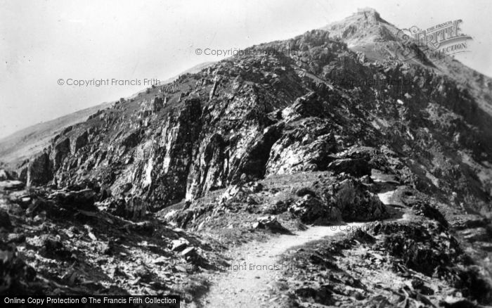 Photo of Snowdon, The Summit From The Saddle c.1910