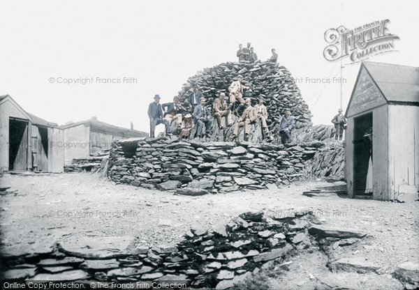 Photo of Snowdon, The Summit, Hotels And Cairn 1892