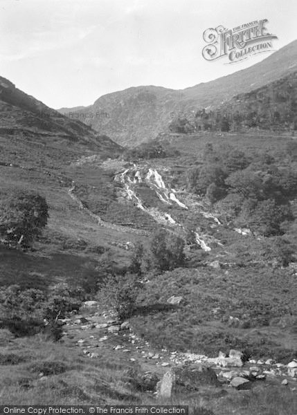 Photo of Snowdon, The Waterfall, Cwm Llan, Watkins Path 1931