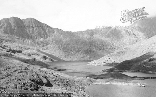 Photo of Snowdon, Y Lliwedd From Llyn Llydaw c.1955