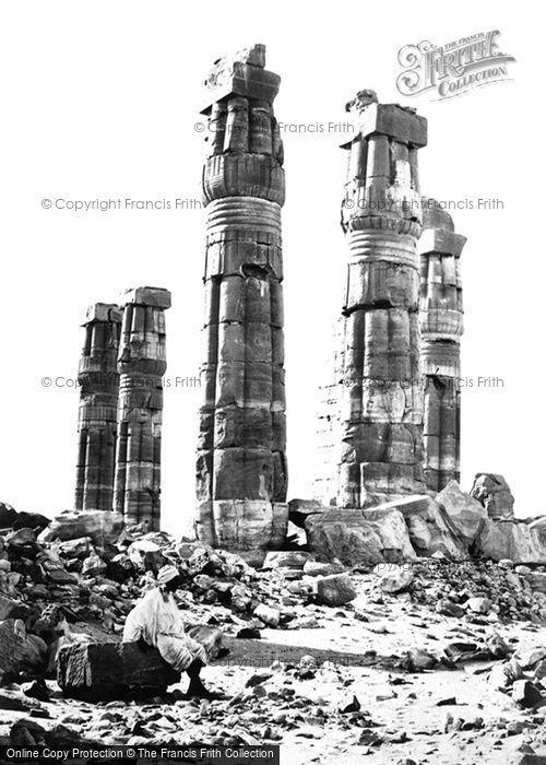 Photo of Soleb, Columns Of The Temple At Soleb 1860