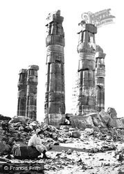 Columns Of The Temple At Soleb 1860, Soleb