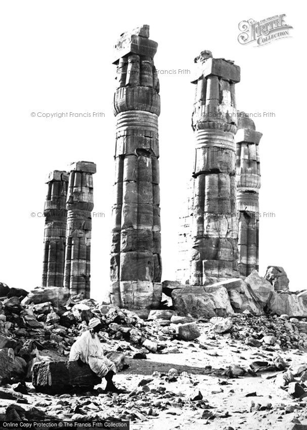 Soleb, Columns of the Temple at Soleb 1860