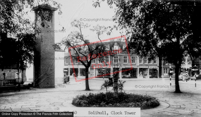 Photo of Solihull, Clock Tower c.1965