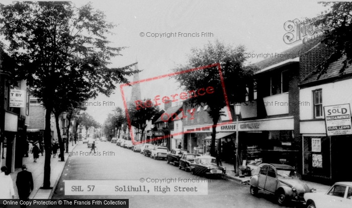 Photo of Solihull, High Street c.1965