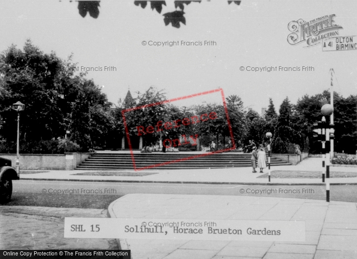 Photo of Solihull, Horace Bruton Gardens c.1955