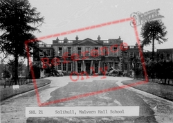 Malvern Hall School c.1965, Solihull