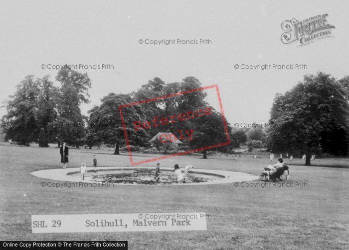 Photo of Solihull, Malvern Park c.1965
