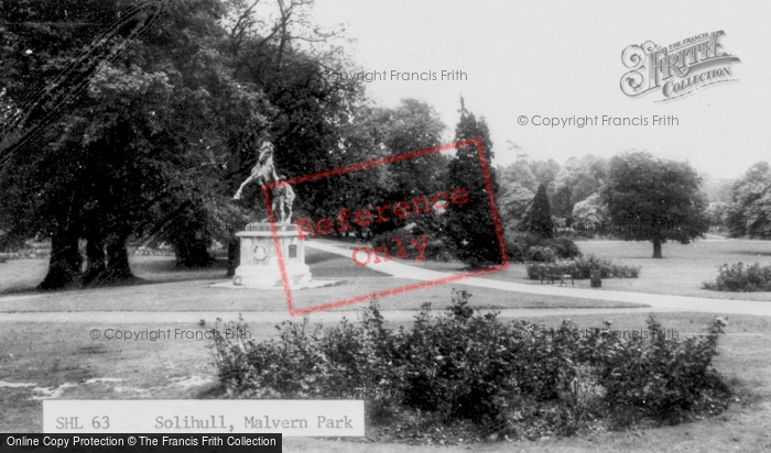 Photo of Solihull, Malvern Park c.1965