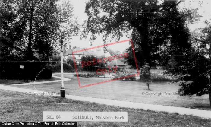 Photo of Solihull, Malvern Park c.1965