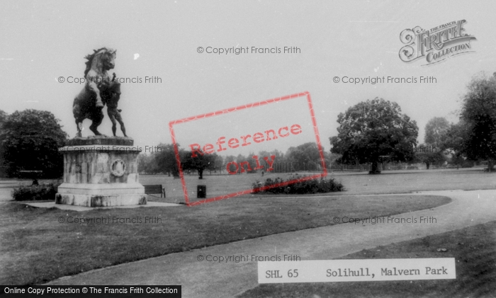 Photo of Solihull, Malvern Park c.1965