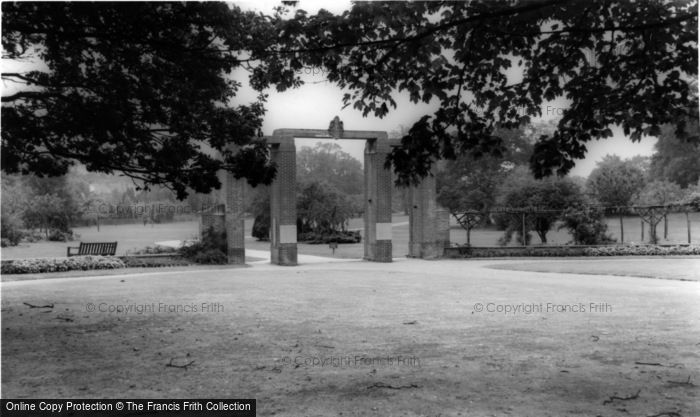 Photo of Solihull, Malvern Park Entrance c.1965