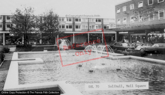 Photo of Solihull, Mell Square c.1965