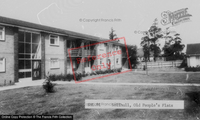 Photo of Solihull, Old People's Flats c.1965