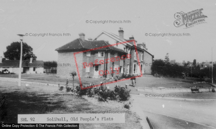 Photo of Solihull, Old People's Flats c.1965