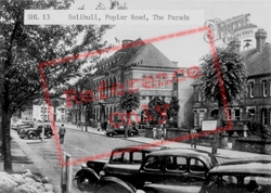 Poplar Road, The Parade c.1955, Solihull