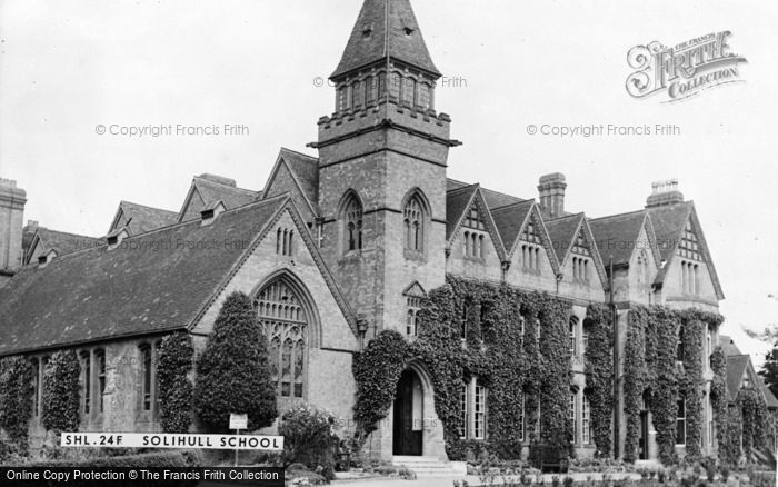 Photo of Solihull, School c.1965
