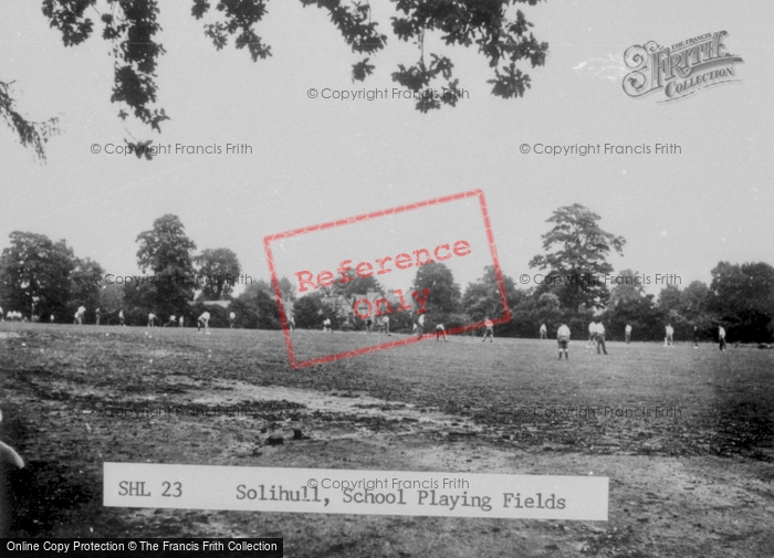 Photo of Solihull, School Playing Fields c.1965
