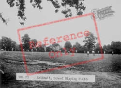 School Playing Fields c.1965, Solihull