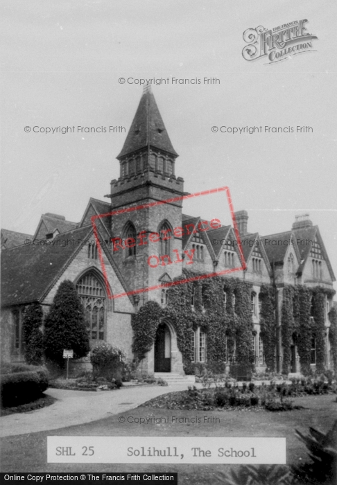 Photo of Solihull, The School c.1965