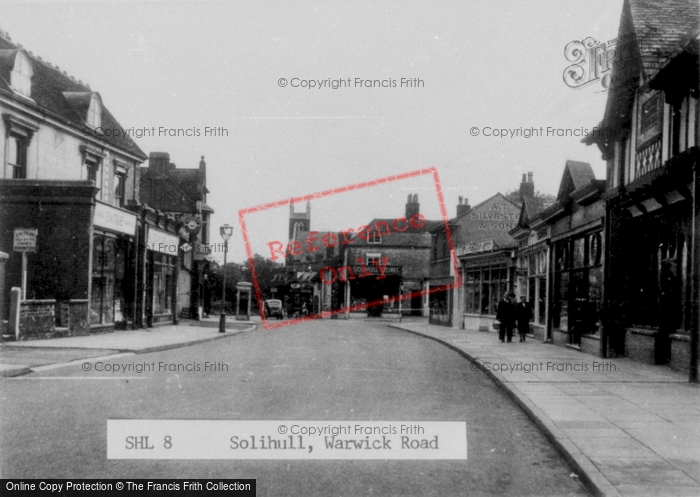 Photo of Solihull, Warwick Road c.1955